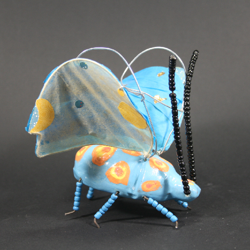insecte bleu cote dte