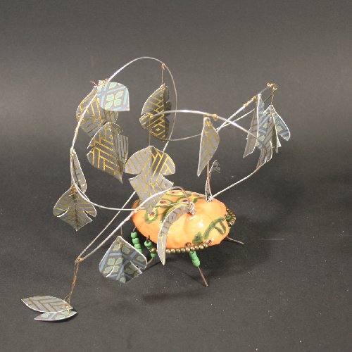 insecte orange dessus dev