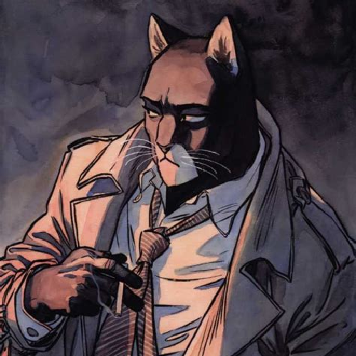 illustration de la bd blacksad