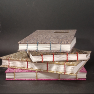 Carnet artisanal en papier Lokta avec pages aquarelle